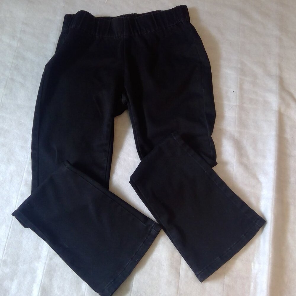 LAST CHANCE Soft Surroundings Black Straight Leg Pants (PS)